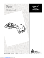 Avery Dennison Monarch AAFES kit User Manual