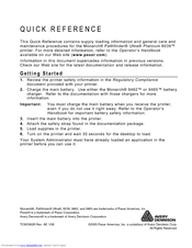 Avery Dennison Monarch Pathfinder Ultra Platinum 9465 Quick Reference
