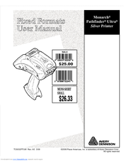 Avery Dennison Monarch Pathfinder Ultra Silver 6032 User Manual
