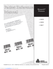 Avery Dennison Monarch 9855 Packet Reference Manual