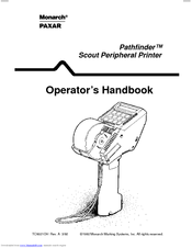Paxar TC6021OH Operator's Handbook Manual