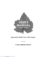 Planex BT-01UDE User Manual