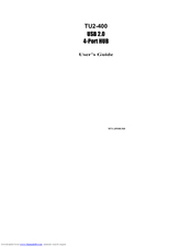 PC Concepts USB 2.0 4-Port HUB TU2-400 User Manual