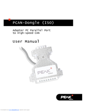 Peak PCAN-Dongle ISO PS/2 User Manual