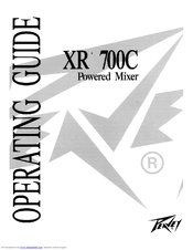 Peavey XR 700C Operating Manual