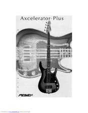 Peavey Axcelerator Axcelerator Plus Operating Manual
