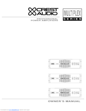 Crest Audio Multiplex Series Owner's Manual