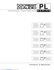 Crest Audio PL Series Owner's Manual