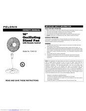 Pelonis FS40-G5 Owner's Manual