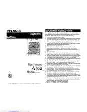 Pelonis HF-0023 Owner's Manual