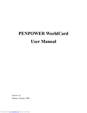 Penpower WorldCard duet 2 User Manual