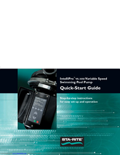 STA-RITE IntelliPro VS-3050 Quick Start Manual
