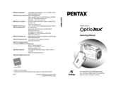 Pentax OPTIO MX Operating Manual