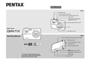 Pentax 19231 - Optio T30 7.1MP Digital Camera Operating Manual