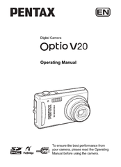 Pentax Optio V20 Operating Manual
