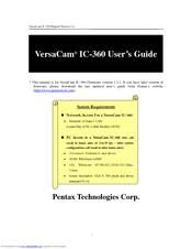 Pentax VersaCam IC-360 User Manual