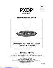 Peripheral Electronics MP3 Player Accessories Instruction Manual