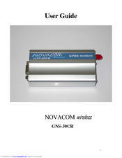 Novacom NOVACOM Wireless Modem GNS-30CR User Manual