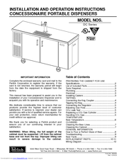 Perlick DC4KP Installation And Operation Instructions Manual