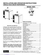 Perlick DP32S Installation And Operation Instructions Manual