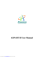 Pharos iGPS-BT II User Manual