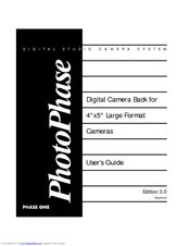 PhaseOne PhotoPhase User Manual
