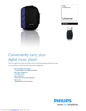 Philips ARMBAND CASE SJM2003 Specifications