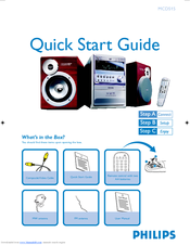 Philips MCD515/93 Quick Start Manual