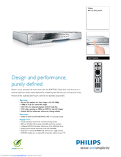 Philips BDP7500SL/98 Specifications