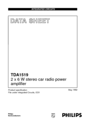 Philips TDA1519 Datasheet