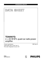 Philips TDA8567Q Datasheet