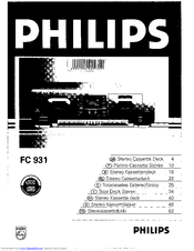 Philips FC 931 User Manual
