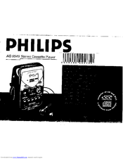 Philips AQ 6549/01Z Gebruikershandleiding