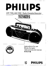 Philips AW 7250/00S Instructions For Use Manual