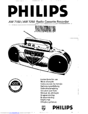 Philips AW 7250/05S Bedienungsanweisung