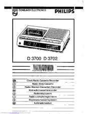 Philips D 3702 User Manual