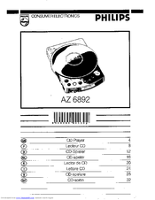 Philips AZ 6892 User Manual