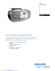 Philips AZ1006/01 Specifications