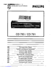 Philips CD 781 User Manual