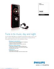 Philips CTM600RED Specifications