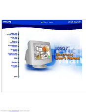 Philips 105G7 User Manual