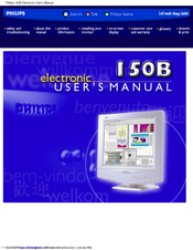 Philips Brilliance 150P1 User Manual