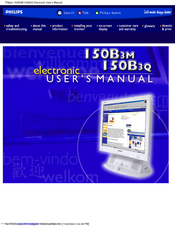 Philips 150B3M-00C User Manual