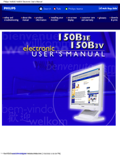 Philips 150B3V9499 Electronic User's Manual