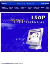 Philips 150P1H99 Electronic User's Manual