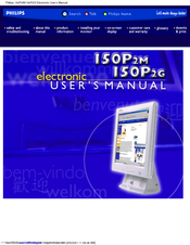 Philips 150P2M74 Electronic User's Manual