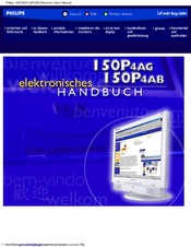 Philips LightFrame 150P4AB Elektronisches Handbuch