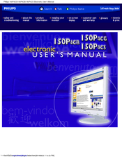 Philips 150P4CB Electronic User's Manual