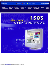 Philips 150S1L99 Electronic User's Manual