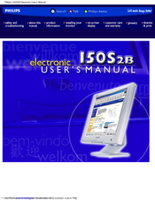 Philips 150S2B-00H Electronic User's Manual